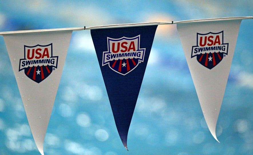 USA Swimming Backstroke Flags