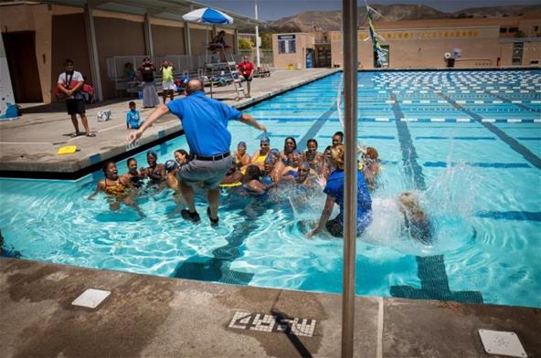 Matt Splash at Swim 1922 Clinic